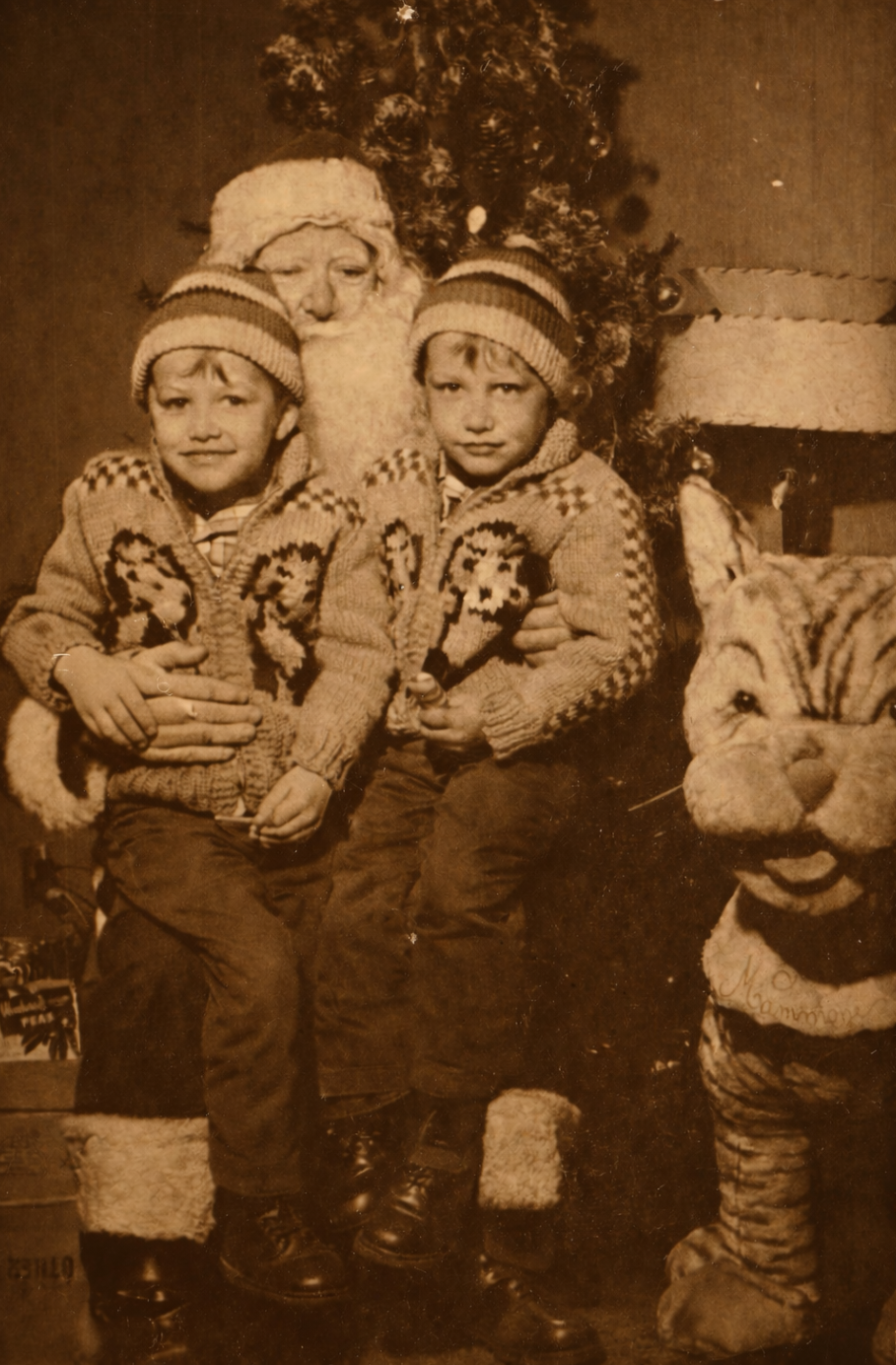 Donald and Alan Le Texier as children, circa 1960