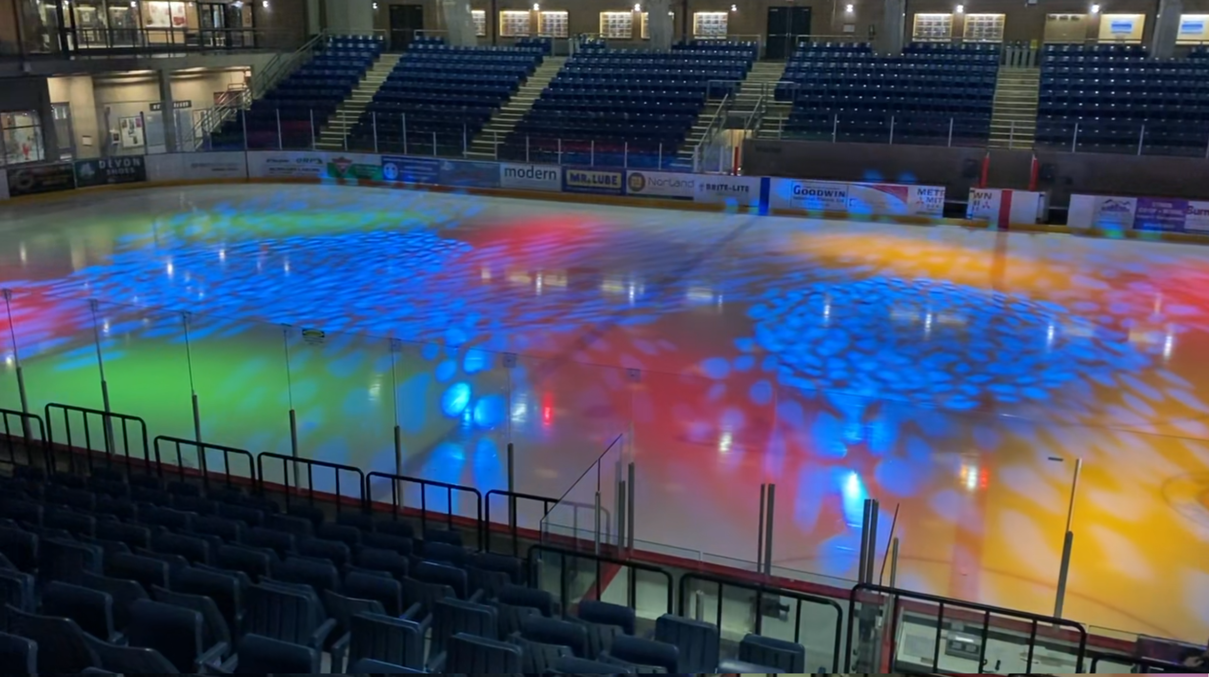 Elation ONYX lighting control system at Bill Copeland Arena Burnaby BC