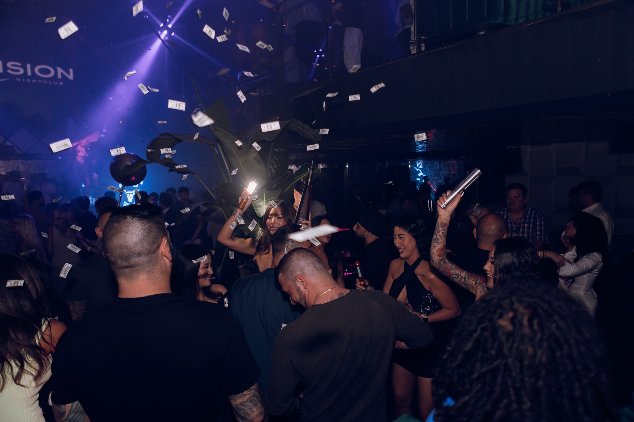 Nightclub AV installation at Mansion Nightclub Vancouver BC