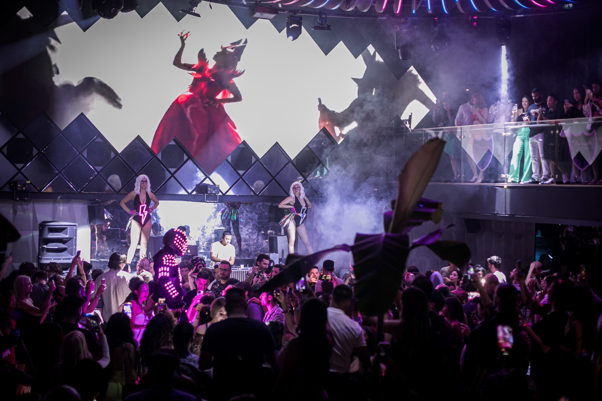 LED lighting and video system at Mansion Nightclub Vancouver