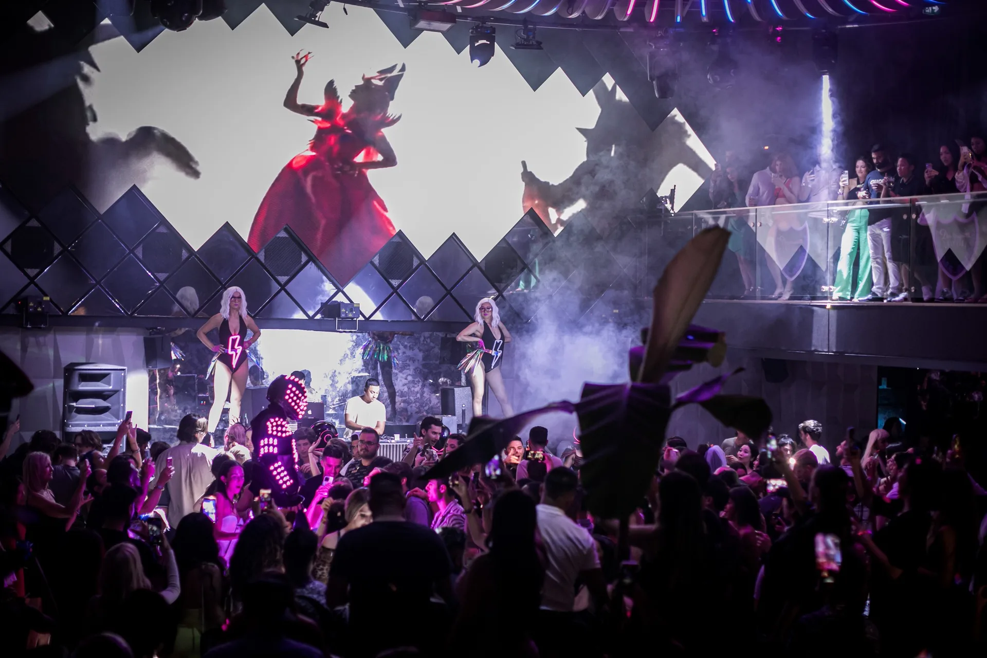 LED lighting and video system at Mansion Nightclub Vancouver
