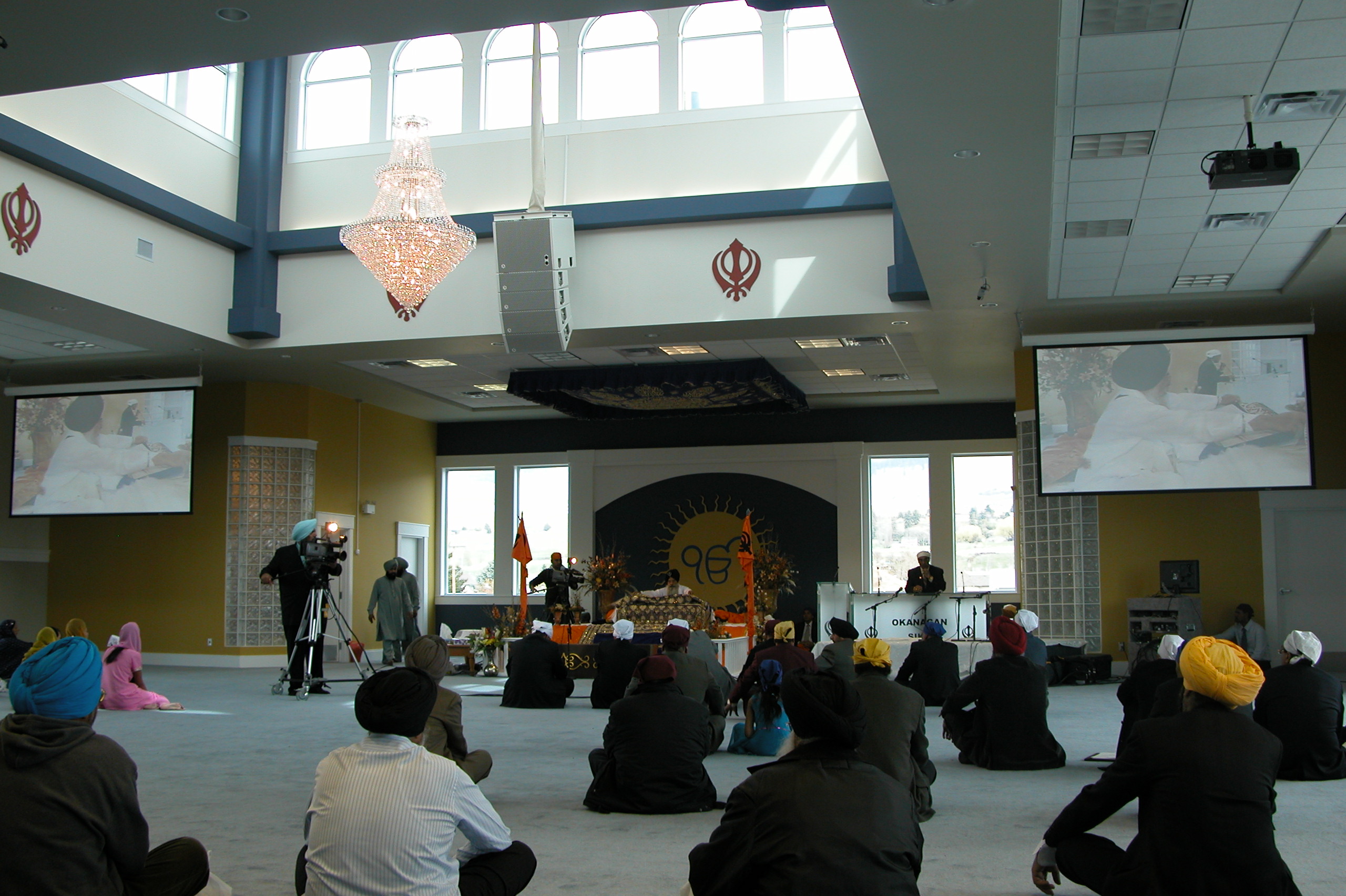 Professional sound system at Sikh Temple Kelowna BC