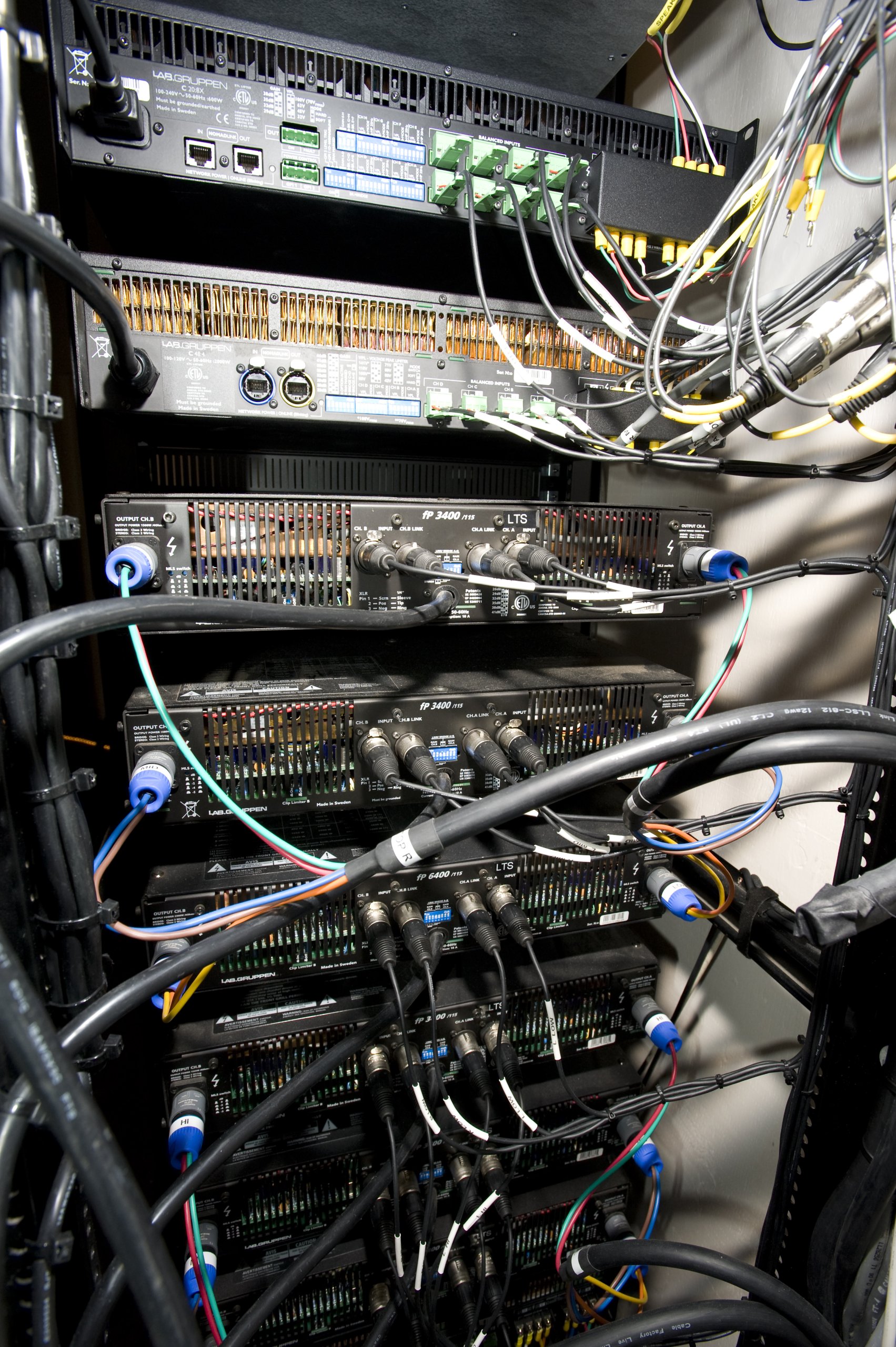 AV infrastructure and cabling at Willingdon Church