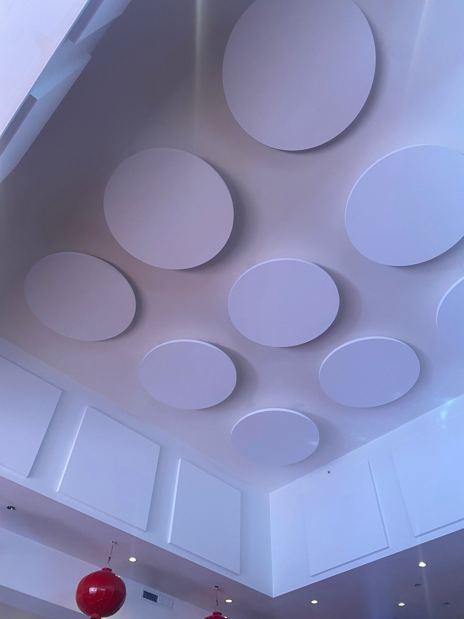 Acoustic panel detail