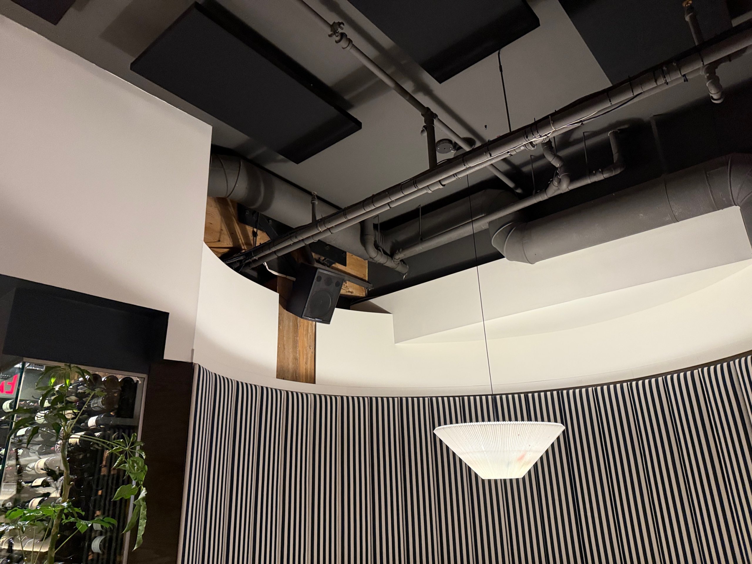 Restaurant acoustic treatment