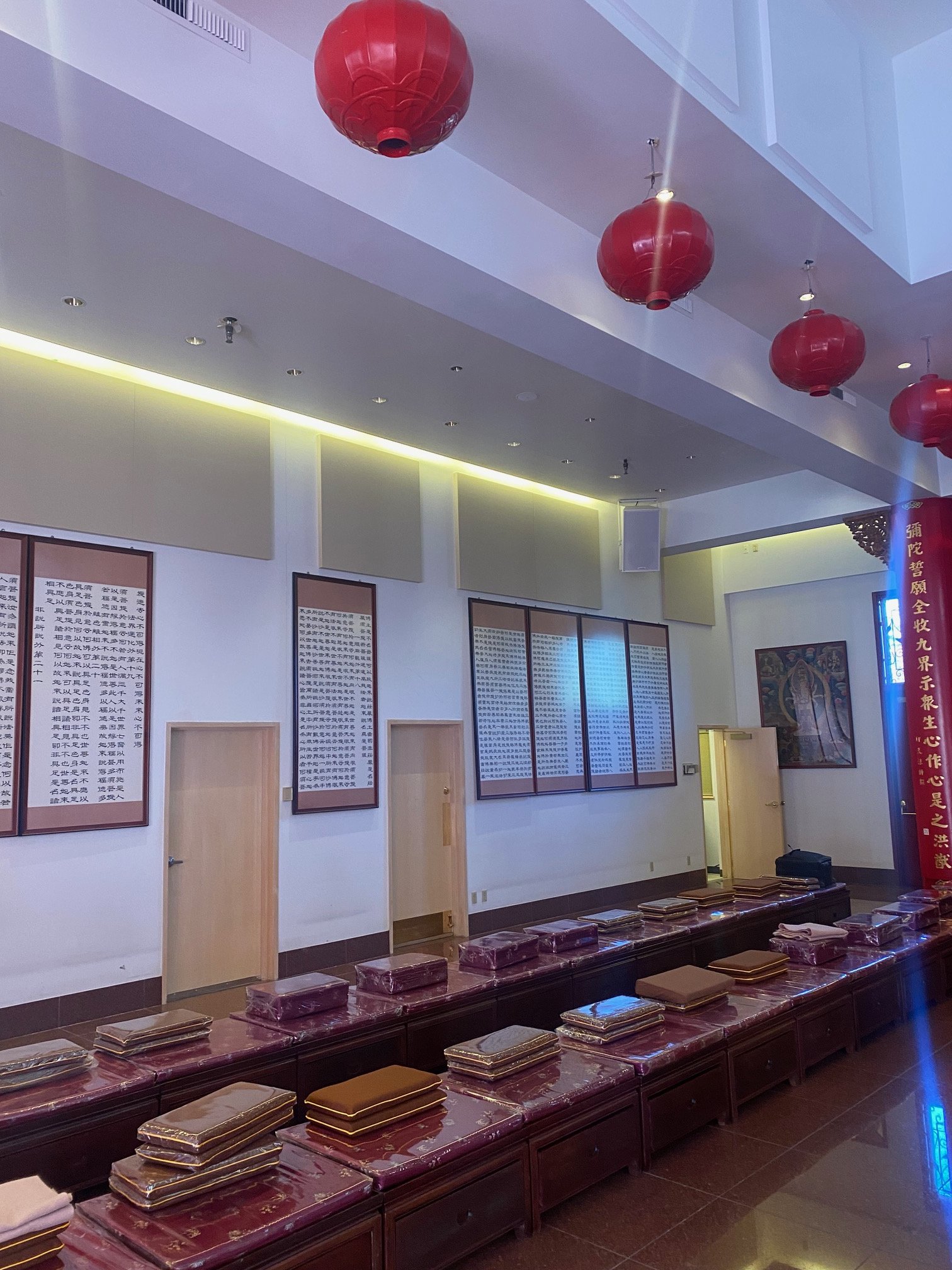 Acoustic treatment in house of worship