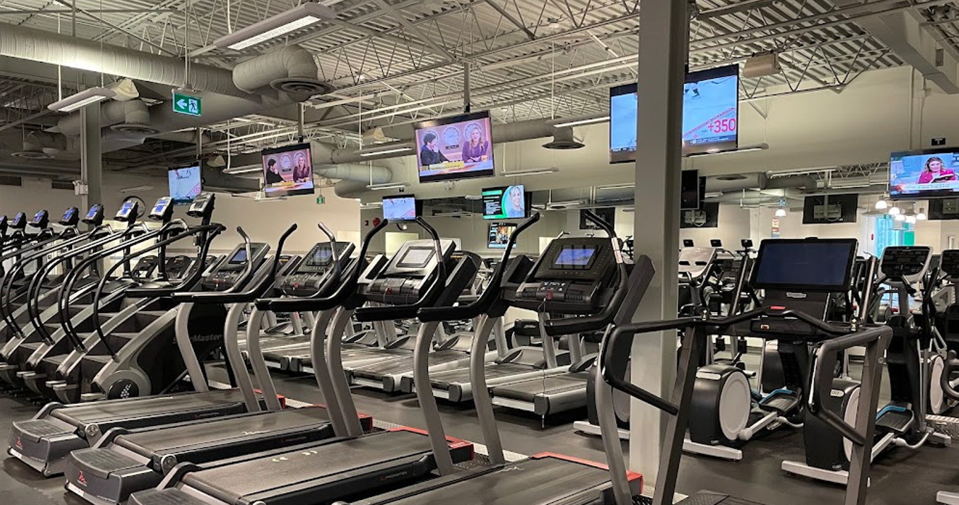 Fitness facility AV installation